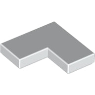 Plaatje in Gallery viewer laden, LEGO® los onderdeel Tegel Algemeen in kleur Wit 14719