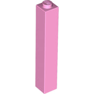 LEGO® los onderdeel Steen in kleur Fel Roze 2453b