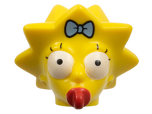Plaatje in Gallery viewer laden, LEGO® los onderdeel Hoofd Aangepast in kleur Geel 15525pb01