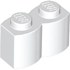 LEGO® los onderdeel Steen Aangepast in kleur Wit 30136