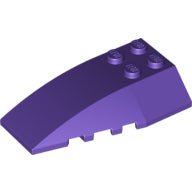 Plaatje in Gallery viewer laden, LEGO® los onderdeel Wig in kleur Donkerpaars 43712