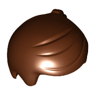 LEGO® los onderdeel Haar in kleur Roodachtig Bruin 15443