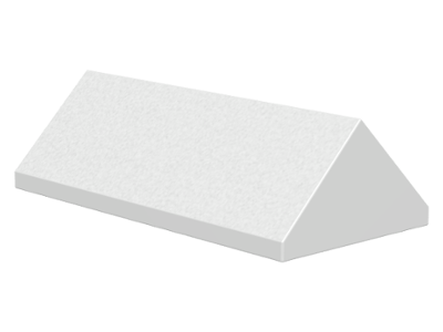 LEGO® los onderdeel Dakpan Algemeen in kleur Wit 3041