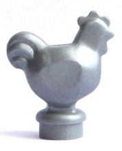 Plaatje in Gallery viewer laden, LEGO® los onderdeel Landdier in kleur Zilver 95342