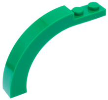 Plaatje in Gallery viewer laden, LEGO® los onderdeel Steen Boog in kleur Groen 6060