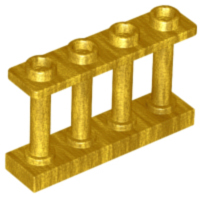 LEGO® los onderdeel Hek in kleur Parel Goud 15332
