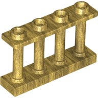LEGO® los onderdeel Hek in kleur Parel Goud 15332