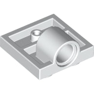 LEGO® los onderdeel Plaat Aangepast in kleur Wit 10247