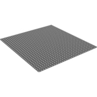 Plaatje in Gallery viewer laden, LEGO® los onderdeel Grondplaat Licht Blauwachtig Grijs 3811