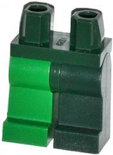 Plaatje in Gallery viewer laden, LEGO® los onderdeel Benen in kleur Donkergroen 970d18