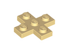 LEGO® los onderdeel Plaat Aangepast in kleur Geelbruin 15397