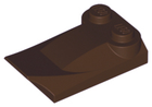 LEGO® los onderdeel Dakpan Gebogen Donker Bruin 47456