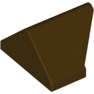 LEGO® los onderdeel Dakpan Algemeen Donker Bruin 3049c