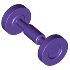 LEGO® los onderdeel Wiel in kleur Donkerpaars 2496