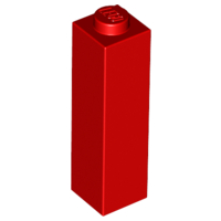 LEGO® los onderdeel Steen in kleur Rood 14716