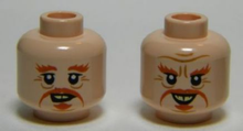 Plaatje in Gallery viewer laden, LEGO® los onderdeel Hoofd in kleur Lichte Noga 3626cpb1023