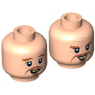 LEGO® los onderdeel Hoofd in kleur Lichte Noga 3626cpb1023