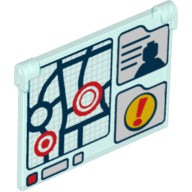 LEGO® 60603pb003 in kleur Doorzichtig Lichtblauw