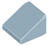 LEGO® los onderdeel Dakpan Algemeen in kleur Zandblauw 54200