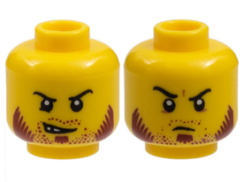 LEGO® los onderdeel Hoofd in kleur Geel 3626cpb0995