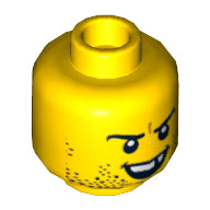 Plaatje in Gallery viewer laden, LEGO® los onderdeel Hoofd in kleur Geel 3626cpb0996