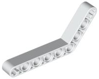 Plaatje in Gallery viewer laden, LEGO® los onderdeel Technische Hefbalk in kleur Wit 6629