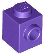 LEGO® los onderdeel Steen Aangepast Donkerpaars 87087