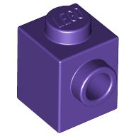 Plaatje in Gallery viewer laden, LEGO® los onderdeel Steen Aangepast Donkerpaars 87087