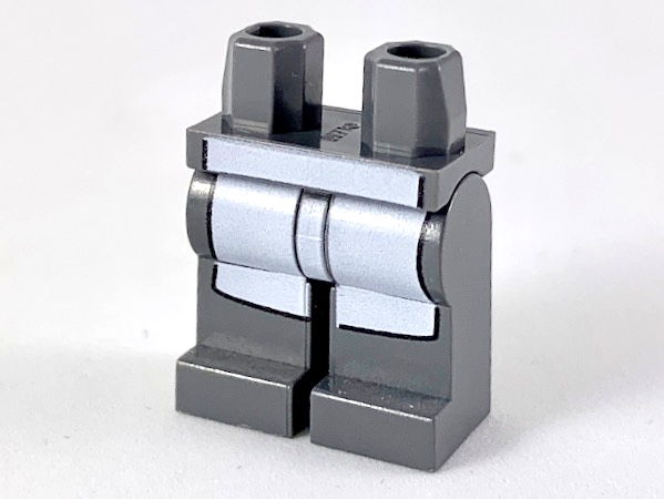 LEGO® Benen met Motief Donker Blauwachtig Grijs 970c00pb0297