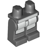 LEGO® Benen met Motief Donker Blauwachtig Grijs 970c00pb0297