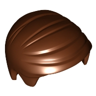 LEGO® los onderdeel Haar in kleur Roodachtig Bruin 99930