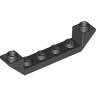 Plaatje in Gallery viewer laden, LEGO® los onderdeel Dakpan Omgekeerd in kleur Zwart 52501