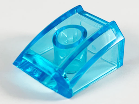 LEGO® onderdeel Dakpan Gebogen Doorzichtig Lichtblauw 30602