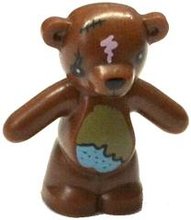 Plaatje in Gallery viewer laden, LEGO® los onderdeel Landdier Roodachtig Bruin 98382pb004