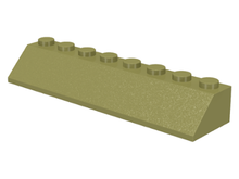 Plaatje in Gallery viewer laden, LEGO® los onderdeel Dakpan Algemeen in kleur Olijfgroen 4445