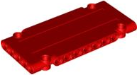 Plaatje in Gallery viewer laden, LEGO® los onderdeel Technisch Paneel in kleur Rood 64782