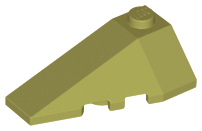 Plaatje in Gallery viewer laden, LEGO® los onderdeel Wig in kleur Olijfgroen 43710