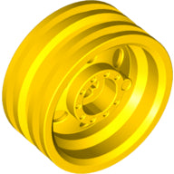 LEGO® los onderdeel Wiel in kleur Geel 56904