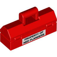 LEGO® los onderdeel Accessoire met Motief Rood 98368pb001