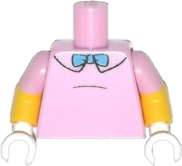 LEGO® los onderdeel Lijf met Motief Fel Roze 973pb1676c01