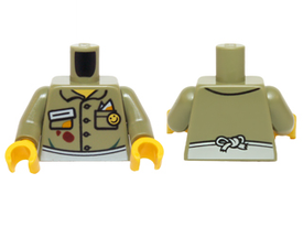 LEGO® los onderdeel Lijf met Motief Olijfgroen 973pb1826c01