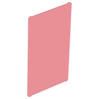 LEGO® onderdeel Venster, Ruit en Luik Doorzichtig Rood 57895