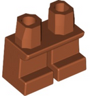 LEGO® los onderdeel Benen Aangepast Donker Oranje 41879