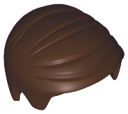 Plaatje in Gallery viewer laden, LEGO® los onderdeel Haar in kleur Donker Bruin 99930