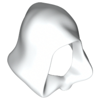 Plaatje in Gallery viewer laden, LEGO® los onderdeel Hoofddeksels in kleur Wit 30381