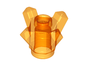 LEGO® los onderdeel Rots in kleur Doorzichtig Oranje 11127