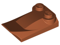 LEGO® los onderdeel Dakpan Gebogen Donker Oranje 47456