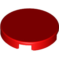 LEGO® los onderdeel Tegel Rond in kleur Rood 14769
