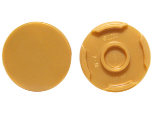 LEGO® los onderdeel Tegel Rond in kleur Parel Goud 14769
