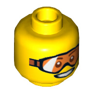 LEGO® los onderdeel Hoofd in kleur Geel 3626cpb1115